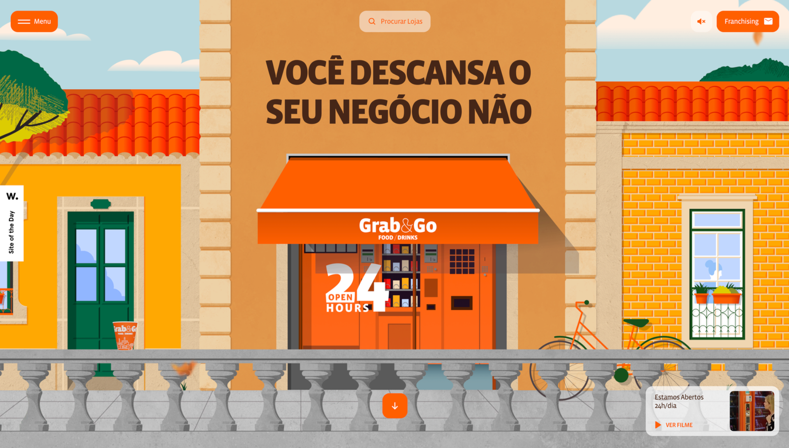 Screenshot real do projeto Grab&Go